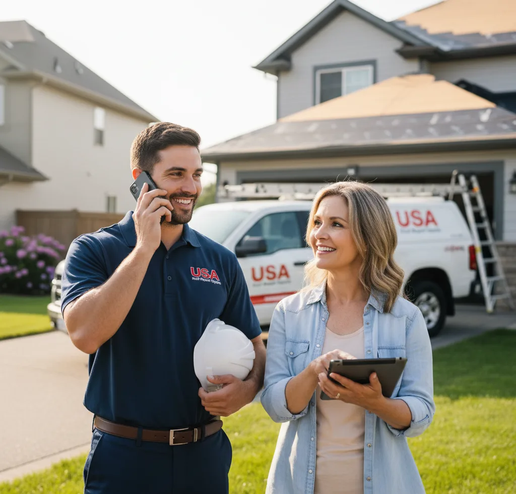 USA Roof Repair Experts customer support in Woodlake